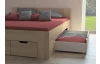 Postel Astral 180x200 cm, dub sonoma