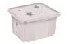 Úložný box Hvězdy 45 l, šedý