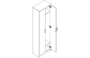 Šatní skříň Vincent, dub wotan