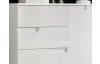 Vyšší skříňka Spice, lesklá bílá