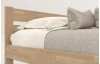 Prodloužená postel Mystic 180x220 cm, přírodní buk