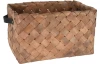 Úložný košík borovicové dřevo, 30x15 cm
