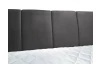 Postel boxspring Fresco 180x200 cm, tmavě šedá látka