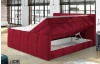 Postel boxspring Fresco 180x200 cm, červená látka
