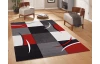 Koberec Diamond 160x230 cm, šedo-červený