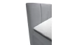Postel boxspring Fresco 180x200 cm, světle šedá látka